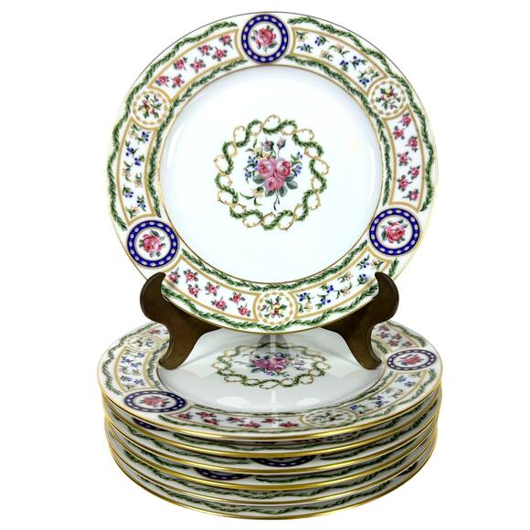 Haviland Limoges Louveciennes Other - Haviland Limoges "Louveciennes" Salad Plate 7 5/8" France-Set of 7-Pristine Mint